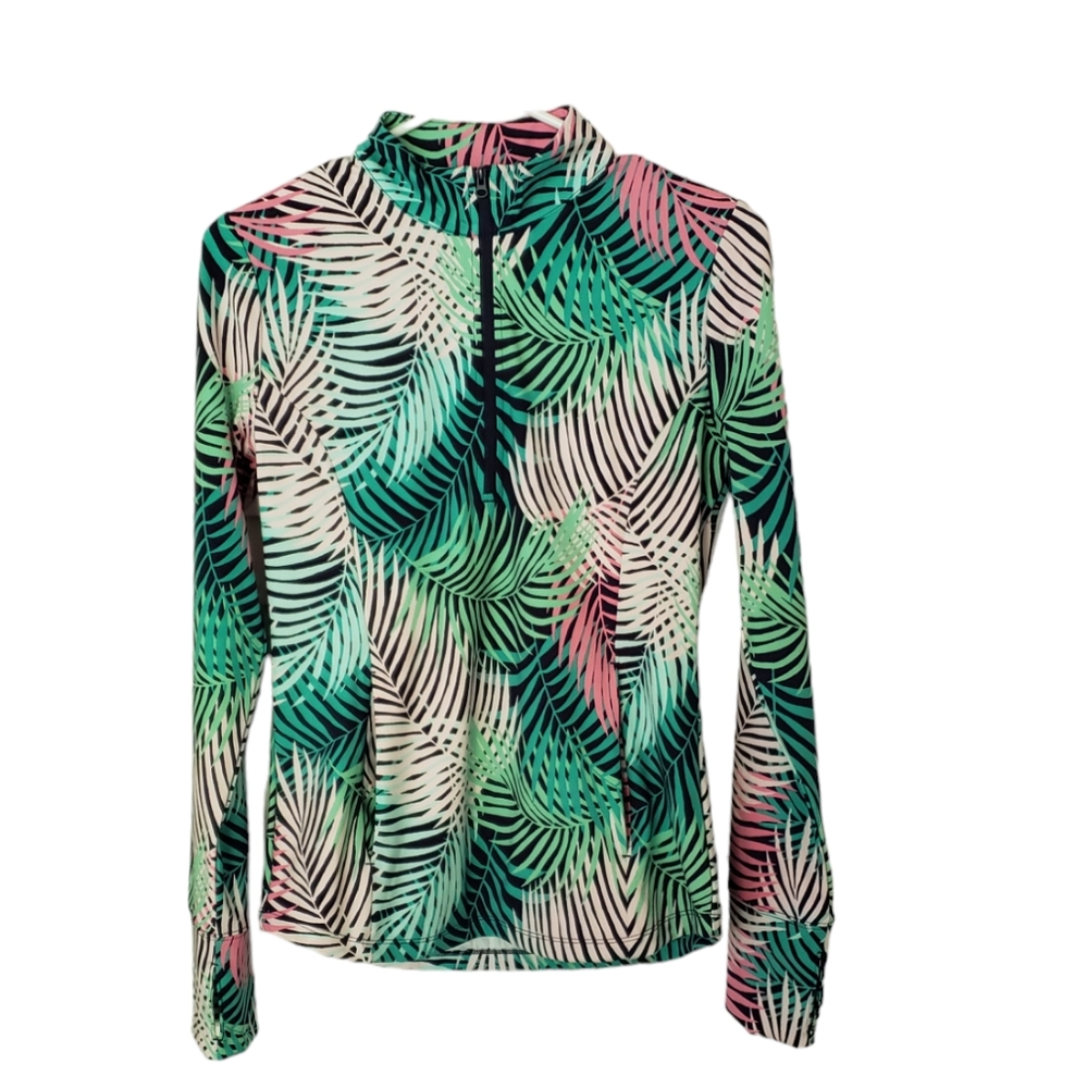 NWT Tommy Bahama Golf Women's Jacket Tropical Design Size S - Picture 3 of 14